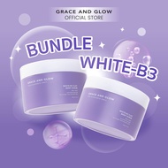 [เซตคู่] Grace and Glow White-B3 Clay Body Scrub - สครับผิวกาย กระจ่างใส AHA + Niacinamide