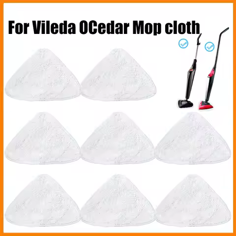 Vileda high-quality ultra-fine fiber steam mop pad, steam cleaner parts triangle replacement cloth a