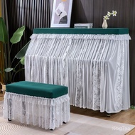 Lace Piano Cover Full Cover Half Cover American Country Piano Towel Cover Towel Embroidery Fabric Piano Cover Dustproof
