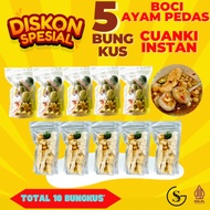 Terbaruu Paket Mix 5 Cuanki Instan Mix Boci Ayam Suwir 5Pcs