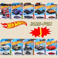 Hot Wheels Ferrari SF90, Mercedes F1, BMW, Porsche 1:64 Diecast Toy Car Set 25J for Boys