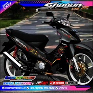 Shogun 125 R TECHNO Motorcycle Variation STRIPING/SUZUKI SHOGUN 125 Motorcycle LIST Sticker