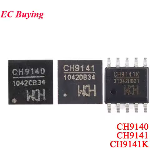 10Pcs/1pc CH9140 CH9141 CH9141K WCH 9140 9141 9141K BLE Bluetooth-compatible Serial Port Transparent
