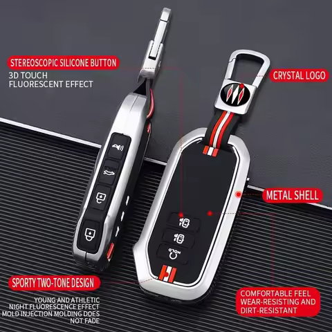 Metal Car Key Cover Fob Case Shell for KIA Seltos Sportage NQ5 Sorento Mq4 GT LINE K5 DL3 Niro Sg2 E