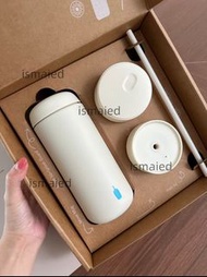 Blue Bottle 藍瓶三合一保溫杯奶油白16oz （480ml ）