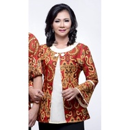 Blouse Blus Kemeja Atasan Seragam Wanita Batik 2735