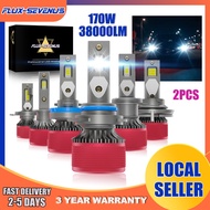 Flux-Seven Aurora Pro 170W 38000LM LED Headlight Bulb for Car H4 H11 HB4 HB3 3 year warranty