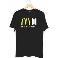 Baju T-shirt Kaos viral logo Mcd THE BTS MEAL l kaos K-Pop Berkualitas