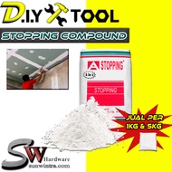 SW HARDWARE Stopping Compound Plaster Ceiling Wall Repair Simen Plaster Siling Penampal Dinding Sili