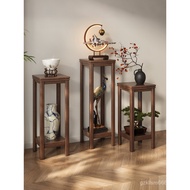 Floor stock Balcony Solid Wood Multi-Layer Classical New Table Flower Household Flower Stand Bracket