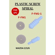 MAZDA 2/3/6 Side Mirror Gear & Shaft Plastic Screw Spiral F-FM1-1/F-FM1 FOR 1PC