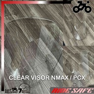 THAI CLEAR VISOR FOR YAMAHA NMAX 155 V1 V2 / PCX 160 / ACRYLIC / STOCK SIZE / TRANSPARENT WINSHIELD