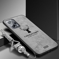 LANLIN For Xiaomi Poco F5 Poco F4 Xiaomi Poco F4 GT Phone Case Cloth Fabric Deer Shockproof Casing S