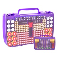 Aptbyte Battery Organizer Storage Holder Box Case with Tester- 269 Batteries Double-Sided Variety Pa