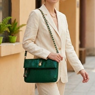 Marja Kurki Finland Green Shoulder Bag Preloved B57