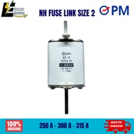 NH Fuse Link Size 2 Ampere Rating 250A, 300A, 315A PM