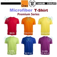 【Premium】Microfiber Plain T-Shirt Round Neck QD0405/QD0407/QD0413/QD0408 QD04 Oren Sport tshirt.os