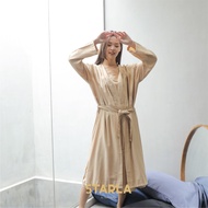 BAJU TIDUR SET 2IN1 PIYAMA WANITA DRESS SEKSI KIMONO PREMIUM DEWASA KIMONO CLIO STARLA