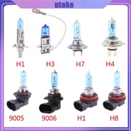 UTAKEE Xenon White 12V Fog Headlight Halogen Light Bulb 55W Parking Car for Head Lamp 5000K H1 H4 H7 H8 H11 9005 9