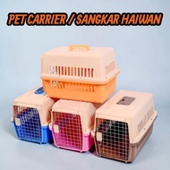 ️Pet Carrier Cat Carrier Sangkar Kucing Dog Carrier Pet Cage Carrier Kucing Cat Cage