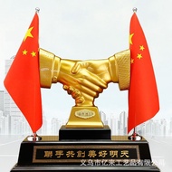 Cooperation Opening Win Conference Table Gifts Creative Gifts High-End Ornaments Red Flag Office Sho
