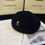 หมวกเบเร่ต์จิงโจ้หมวกขนสัตว์อบอุ่นในฤดูหนาวหมวก Kangol คุณภาพสูงของขวัญตามเทศกาลสำหรับผู้ชายและผู้หญ