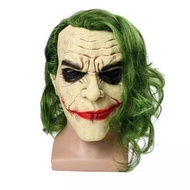 1x Realistic Joker Clown Mask Scary Halloween Joker Latex Mask For Costume Props