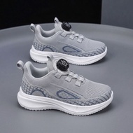 Yingpeng Children's Sports Shoes 2026 Spring Autumn Mesh Breathable Anti-slip Rotating Button Shoes 