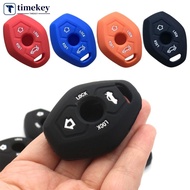 TIMEKEY Silicone Car Key Case Protector Key Shell Remote Control Protector Cover For Bmw X3 X5 Z3 Z4 3 5 7 Series E38 E39 E46 E83 M5 325i Q4U3