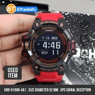Used Original G Shock Men GBD-H1000-4A1J Digital Japan Set G-SQUAD Heart Rate GPS Watch [READY STOCK]