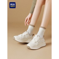 HLA/Hailan House Sports Casual Shoes Women 2026 Spring New Style All-Match White Forrest Gump Shoes 