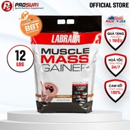 Labrada Muscle Mass Gainer 12Lbs, Support Weight Gain, Supplement 1265 Calo, 52g Protein & 20 Vitami