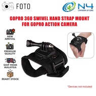 Gopro 360 Degree Rotation Wrist Hand Strap Band Holder Mount For Camera GoPro Hero Action Camera