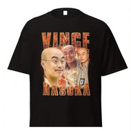 KEMEJA Vince Paka Retro 90s T-shirt TV Dexter Series Pattern Bright Orange and Black T-shirt Horror 