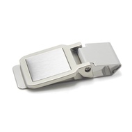 GFS store Waterdrop Head Stainless Steel Elastic Money Clip Bill Clip Round Zinc Alloy Cash and Coin