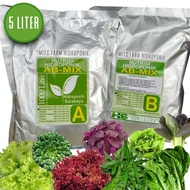 Ready Stock Pupuk Ab Mix Sayuran Daun 5 Liter Nutrisi Ab Mix Sayuran