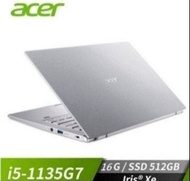 Acer SF314-511-545L 銀 i5/1135G7/16G/512G