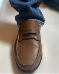(可譯價)a. testoni 義大利製咖啡色休閒鞋