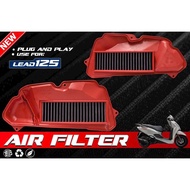 AIR FILTER FOR SCOOTER LEAD 125 - 4 valve SUM RACING A3T 5502