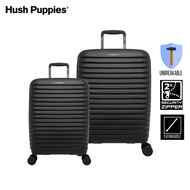 Hush Puppies 2-in-1 20 24 inch PP Unbreakable Anti-Theft Zipper Hard Case Travel Luggage TSA Lock Ba