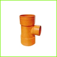 ⏜  ▴  ⏒ MOLDEX Orange PVC Fittings -TEE REDUCER (3" x 2", 4" x 2", 4" x 3"}