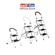 TUUF Steel Large Broad Step Ladder (2-6 Steps)