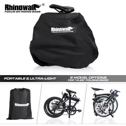 Rhinowalk Folding Bike Storage Bag Cover Portable Fits 20-Inch Or 16-Inch Folding Bike Light Bike Tr