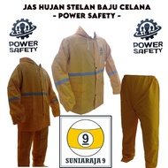 Power Safety Raincoat Raincoat and Pants Yellow/