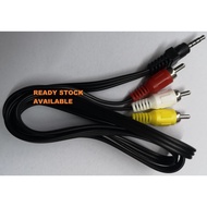 3.5mm Jack Plug To 3 RCA Jack Plug Cable