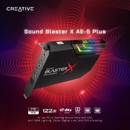 CREATIVE Sound BlasterX AE-5 Plus PCI-e Gaming Sound Card & DAC / BLACK / WHITE