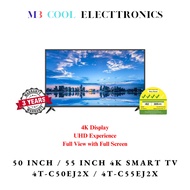 SHARP 4K SMART TV: 50 Inch (4T-C50EJ2X) / 55 Inch (4T-C55EJ2X)