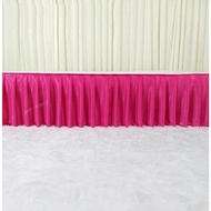/ TABLE DECORATION/ TABLE SKIRT RIPEL TABLE SKIRT 85CM HEIGHT X 350CM LENGTH