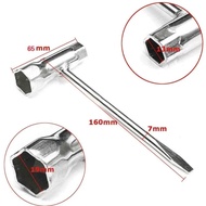 Spark Plug Socket Wrench 13mm & 19mm Stainless Steel Spanner for Chainsaw and Brush Cutter  X