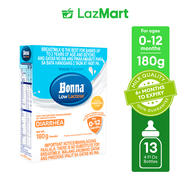 BONNA Low Lactose Stage 1 Infant Formula Milk for 0 to 12 months 180g